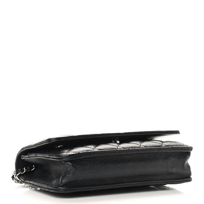 Chanel Caviar Quilted Wallet On Chain WOC Black 4 of 11