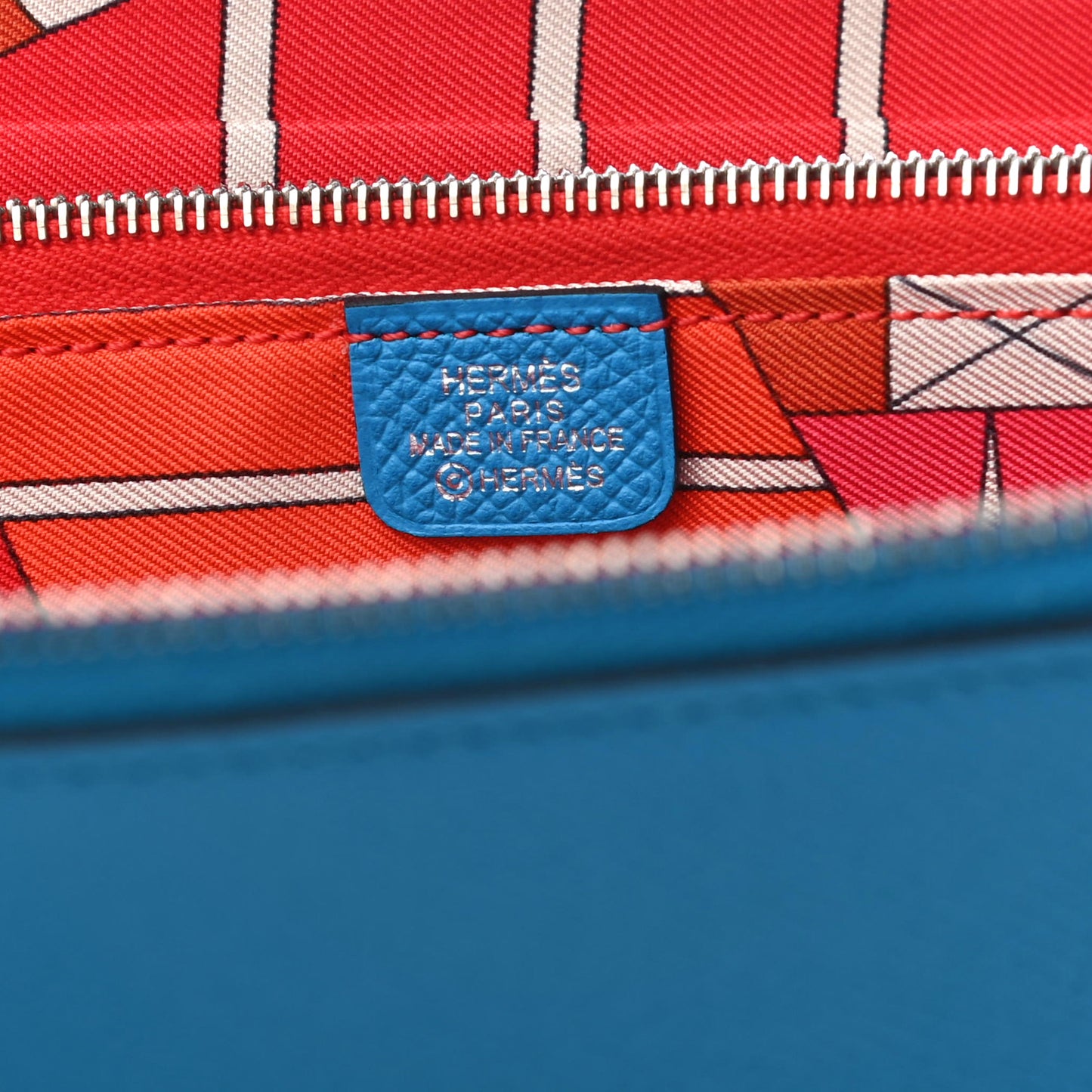 Epsom Silk'In Wallet Bleu Frida