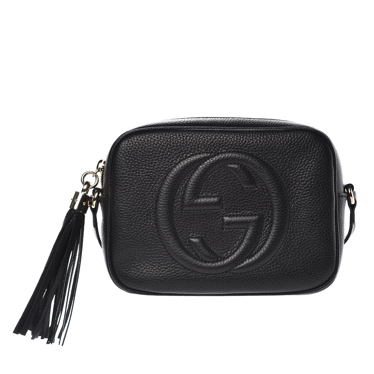 Gucci Pebbled Calfskin Small Soho Disco Bag Black 1 of 8