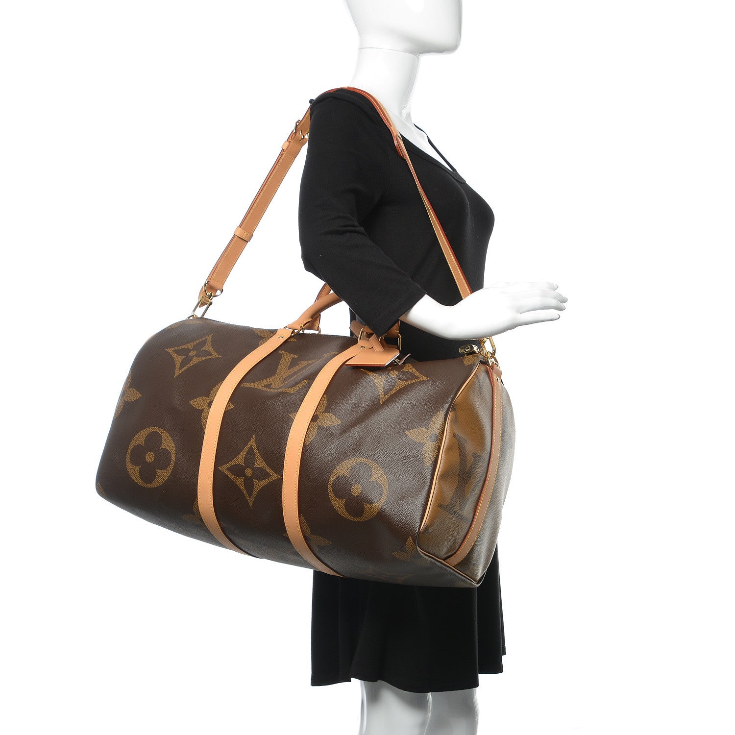 Louis Vuitton Reverse Monogram Giant Keepall Bandouliere 50 2 of 7