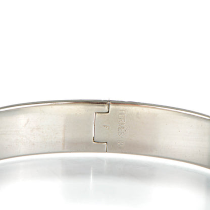 Hermes Enamel Narrow Clic Clac H Bracelet GM Black 3 of 5