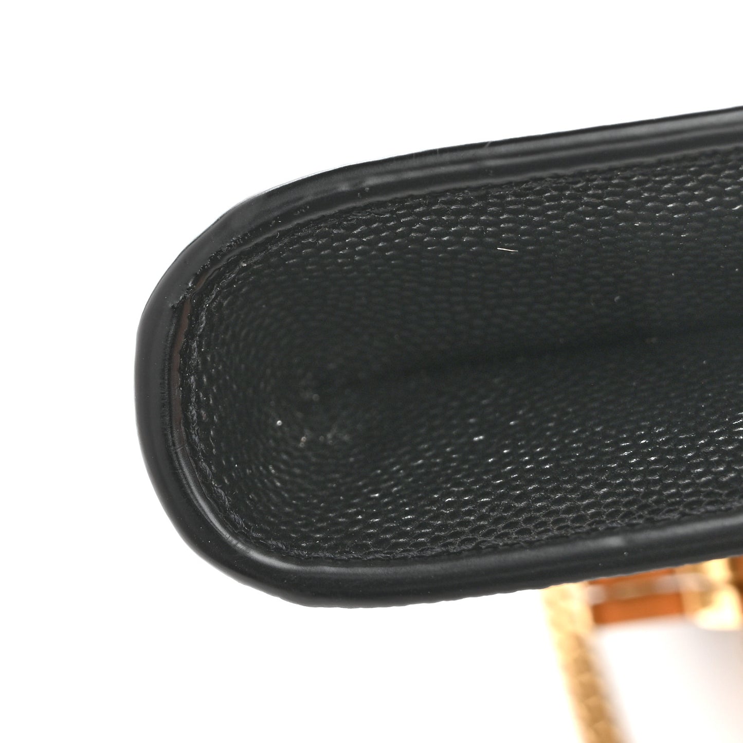 Grain De Poudre Monogram Cassandra Chain Wallet Black