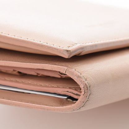 Saint Laurent Calfskin Trifold Wallet Pale Pink 8 of 12