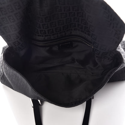 Fendi Zucchino Shoulder Bag Black 5 of 15
