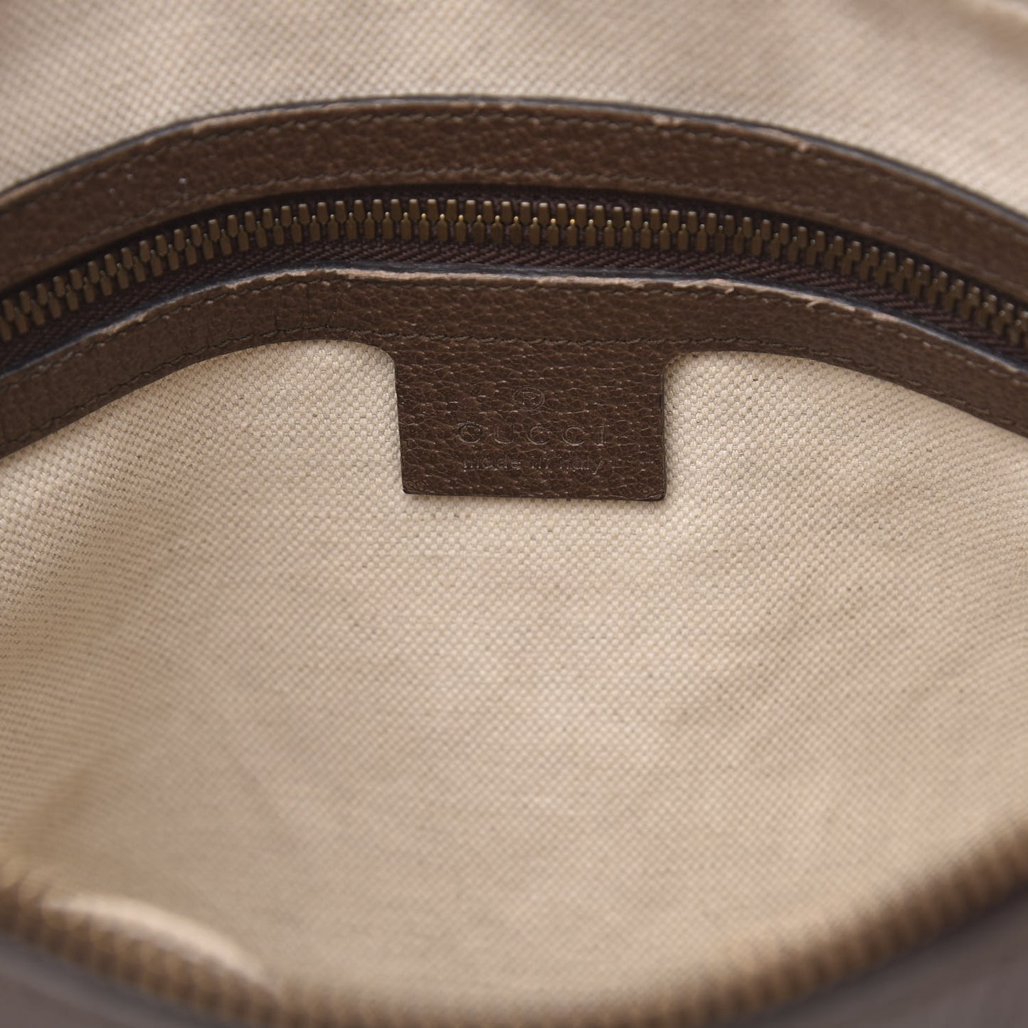 GG Supreme Monogram Web Small Ophidia Messenger Bag Brown