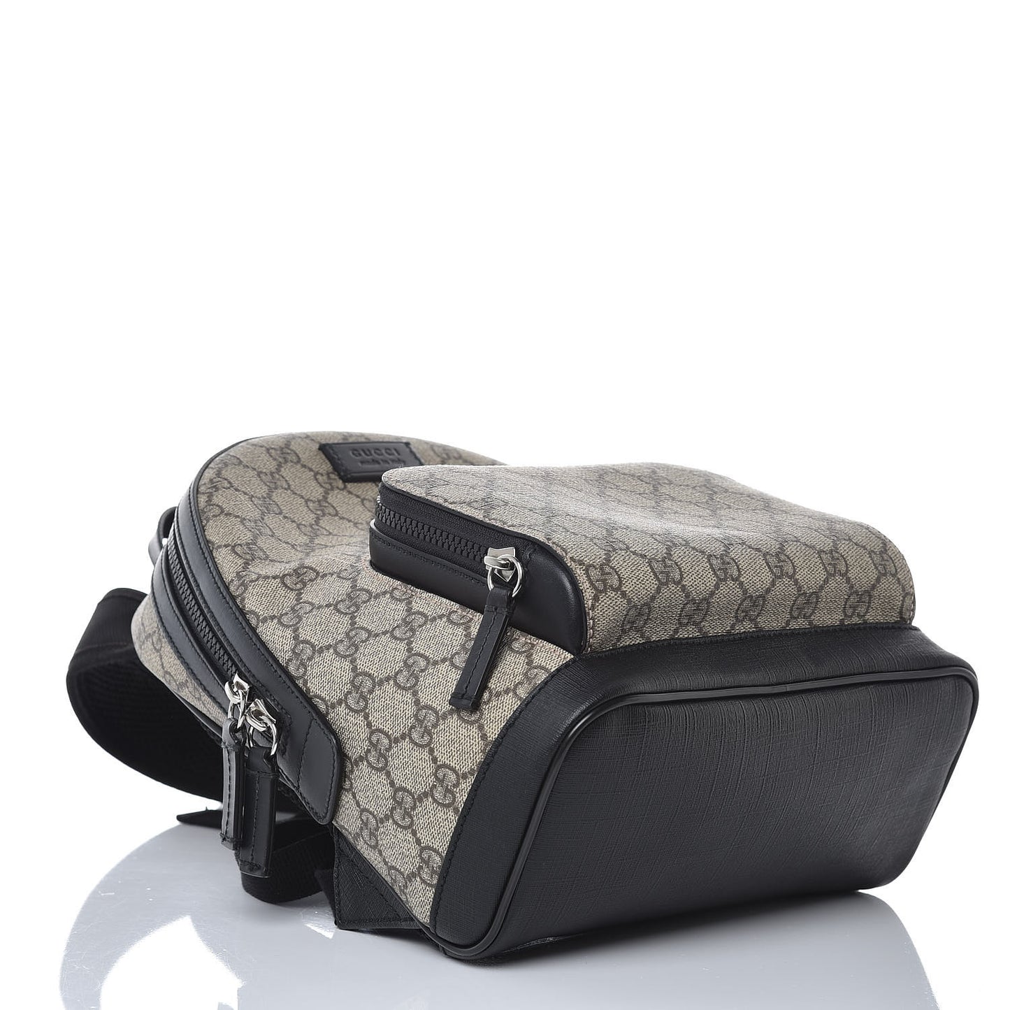 GG Supreme Monogram Small Eden Day Backpack Black