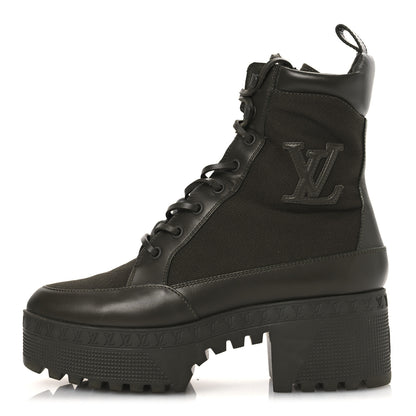 Louis Vuitton Laureate Platform Desert Boots 38 Green 1 of 12