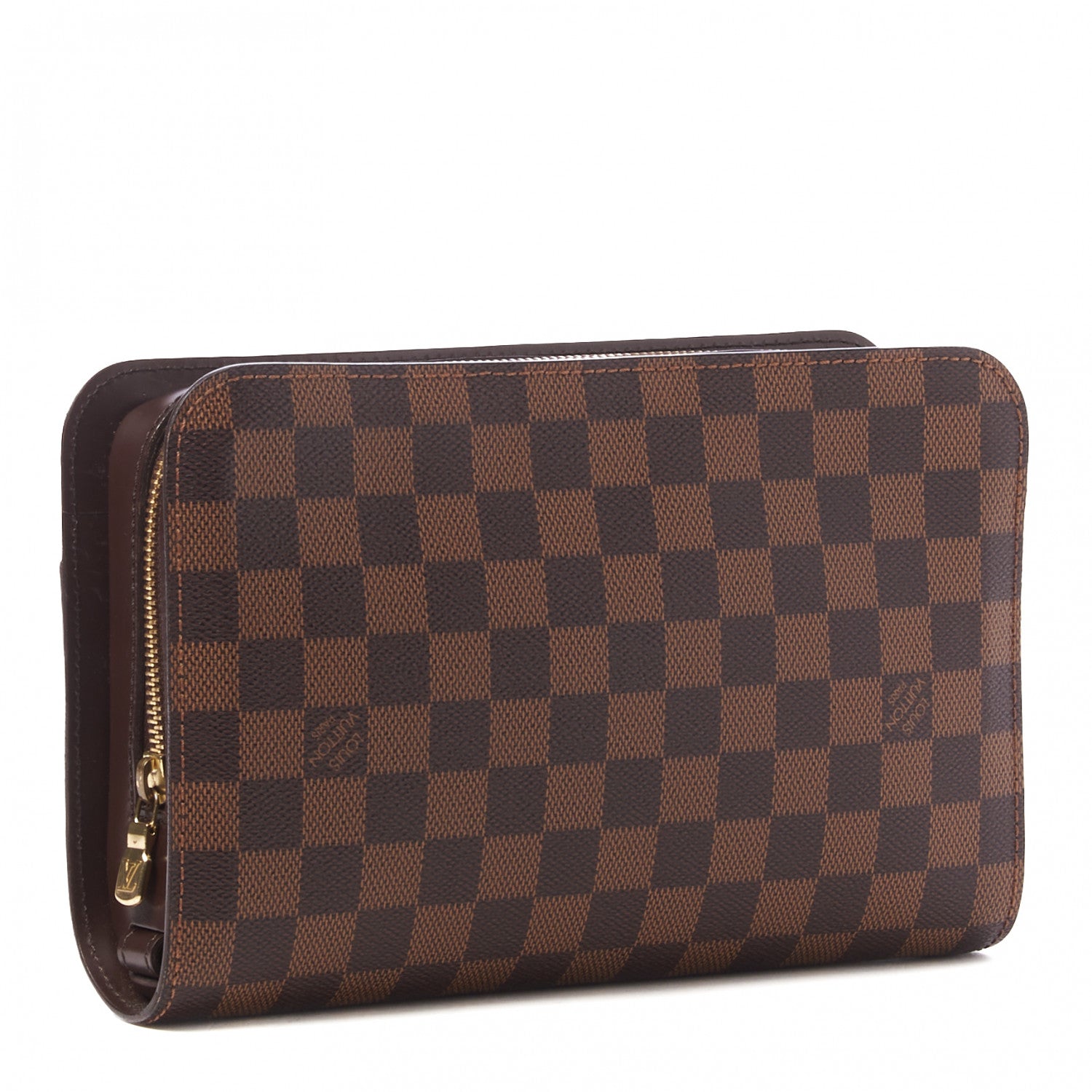 Louis Vuitton Damier Ebene Pochette Saint Louis Clutch 3 of 8