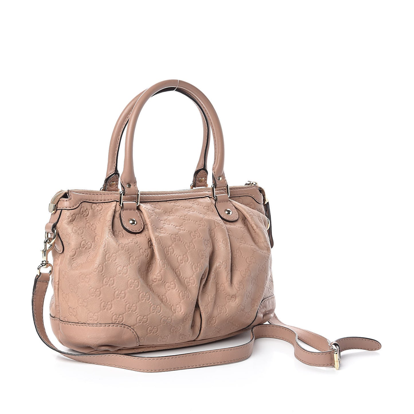 Guccissima Medium Sukey Top Handle Bag Dusty Rose