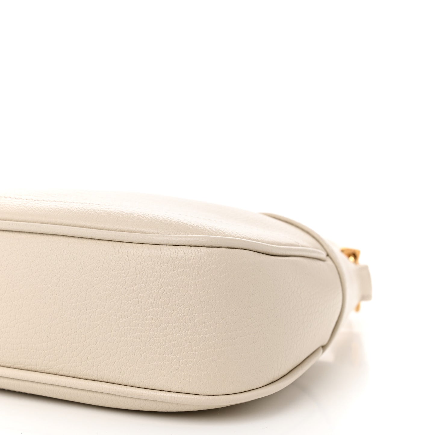 Goatskin Small Aphrodite Shoulder Bag Mystic White