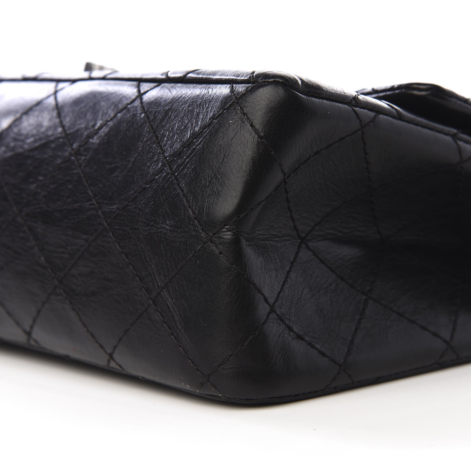 Chanel Aged Calfskin Quilted 2.55 Reissue 226 Flap Black 6 of 8