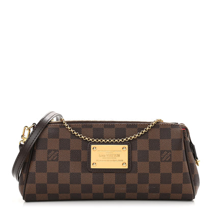 Louis Vuitton Damier Ebene Eva Clutch 1 of 12
