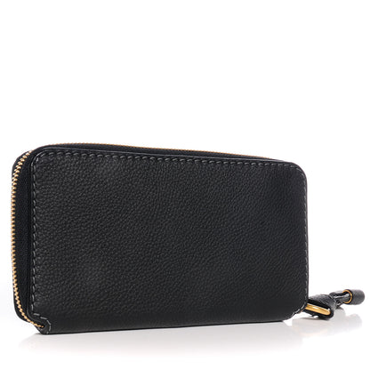 Chloe Grained Calfskin Marcie Long Zip Around Wallet Black 3 of 9