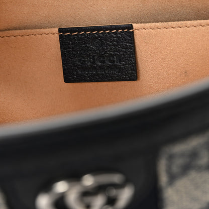 Gucci GG Supreme Monogram Web Ophidia Pouch Beige Blue 6 of 7