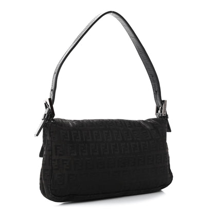 Fendi Zucchino Baguette Black 2 of 4
