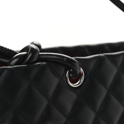 Chanel Calfskin Quilted Large Cambon Tote Black 9 of 10