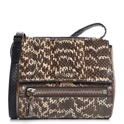Givenchy Elaphe Mini Pandora Box Crossbody Bag Beige 1 of 7