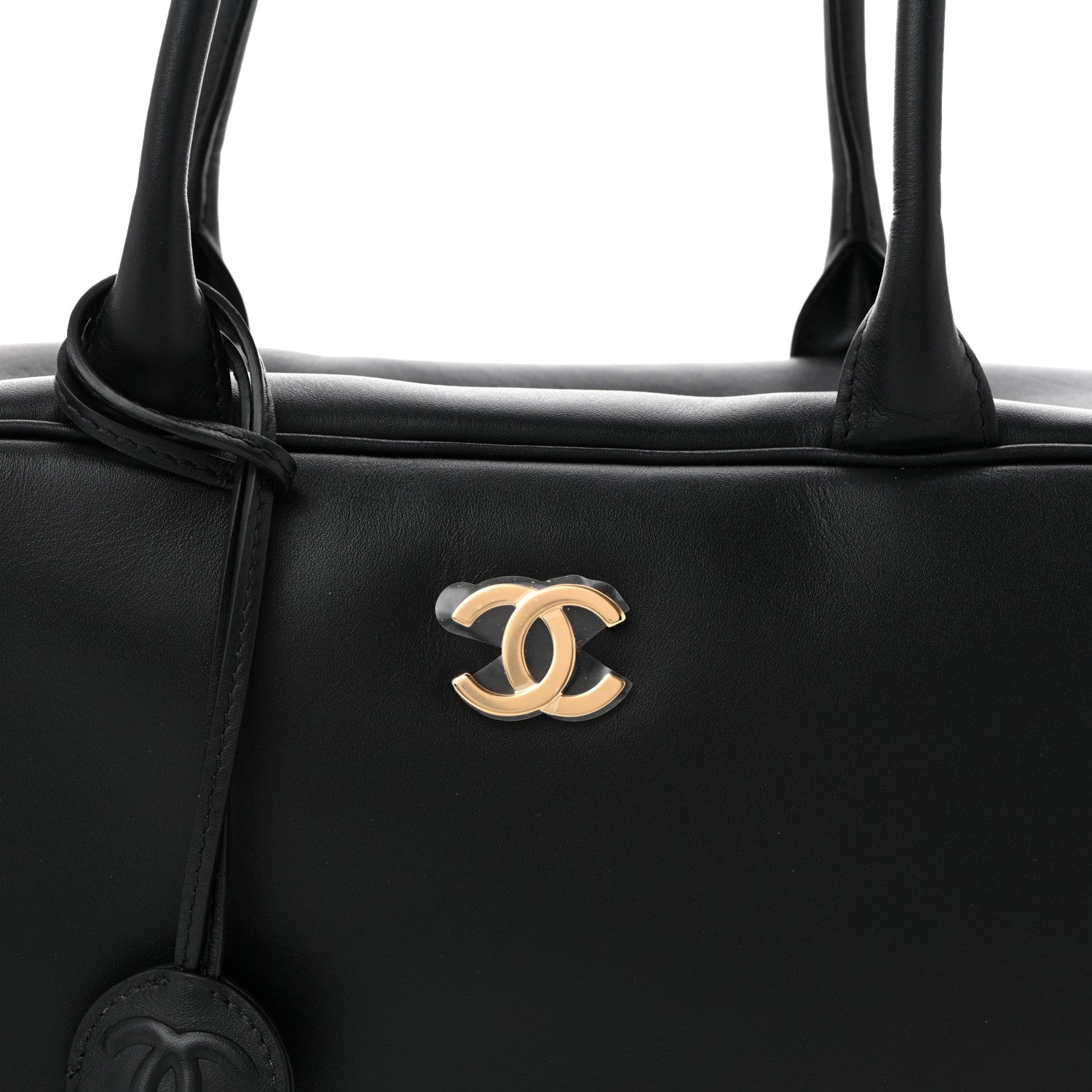 Chanel Calfskin Large Perfect Bowling Bag Black 8 of 10