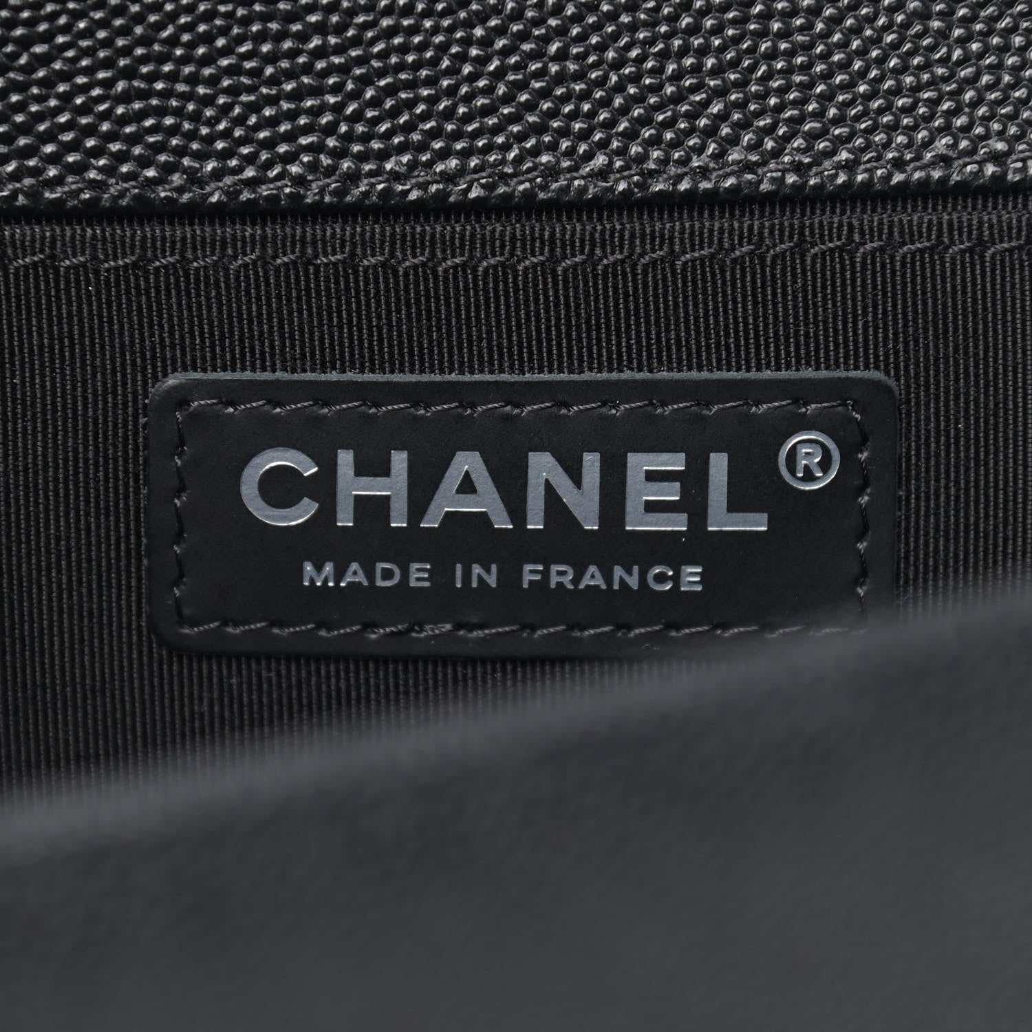 Chanel Caviar Quilted Medium Boy Flap Black 6 of 9