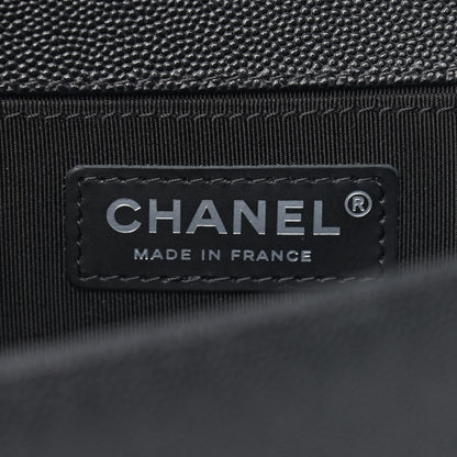 Chanel Caviar Quilted Medium Boy Flap Black 6 of 9