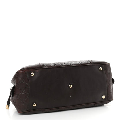 Gucci Guccissima Small Princy Satchel Brown 3 of 8