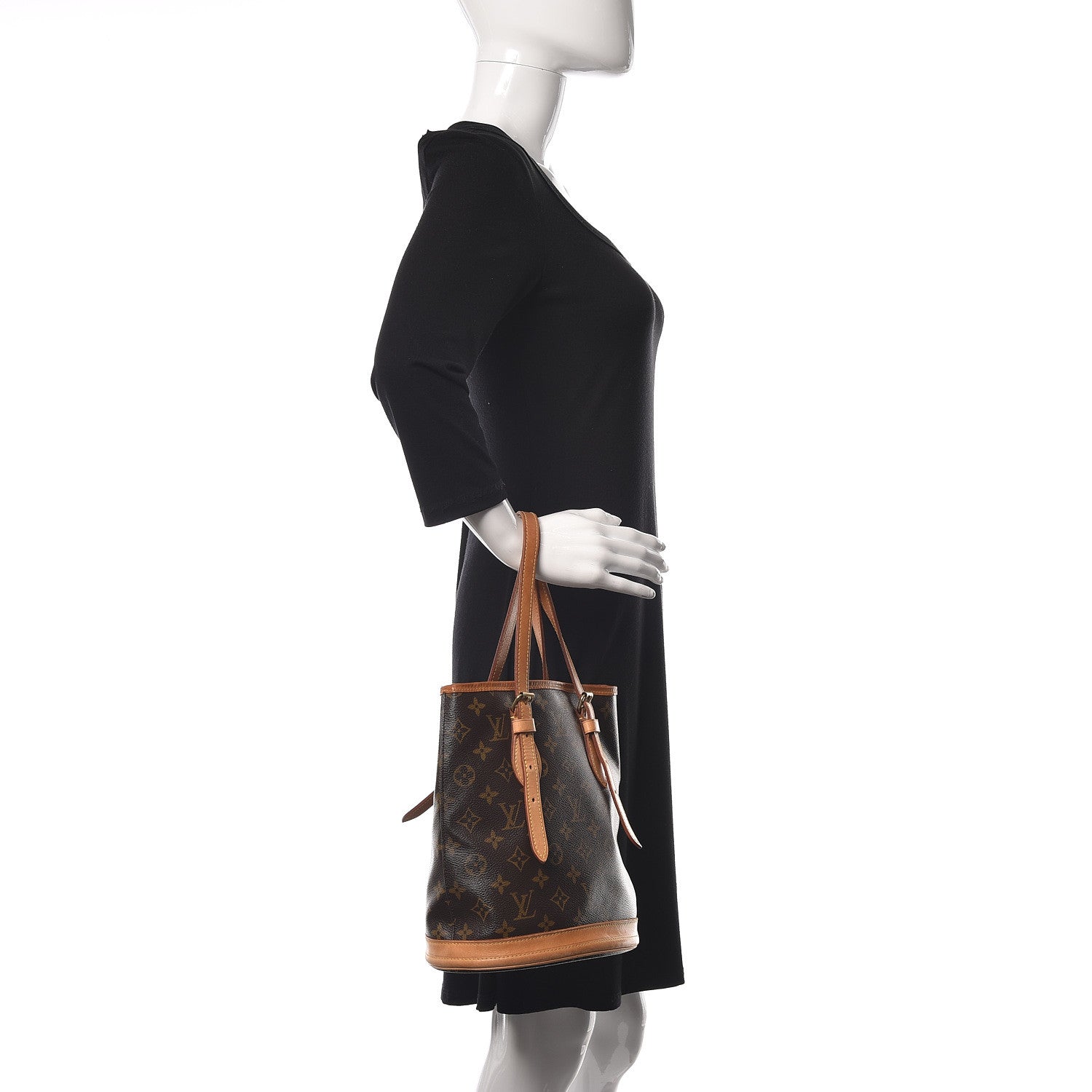 Louis Vuitton Monogram Petit Bucket 23 2 of 15