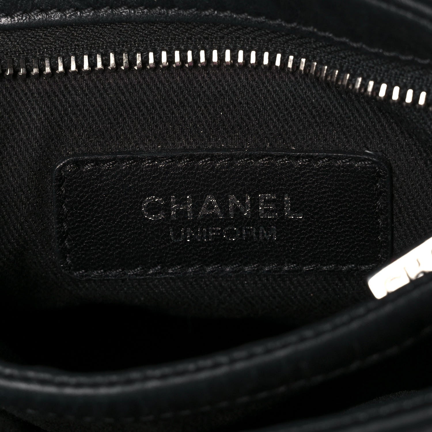 Chanel Aged Calfskin Quilted Crossbody Bag Black 5 of 11
