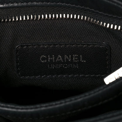 Chanel Aged Calfskin Quilted Crossbody Bag Black 5 of 11