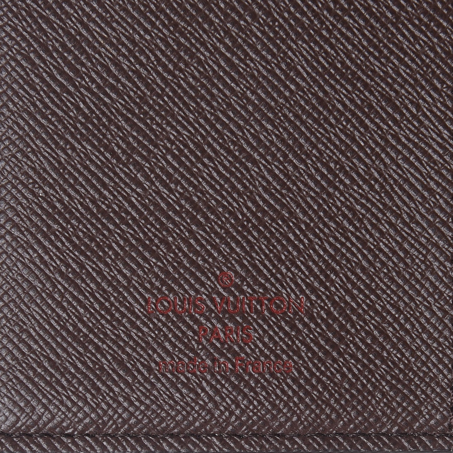 Damier Ebene Small Ring Agenda Cover