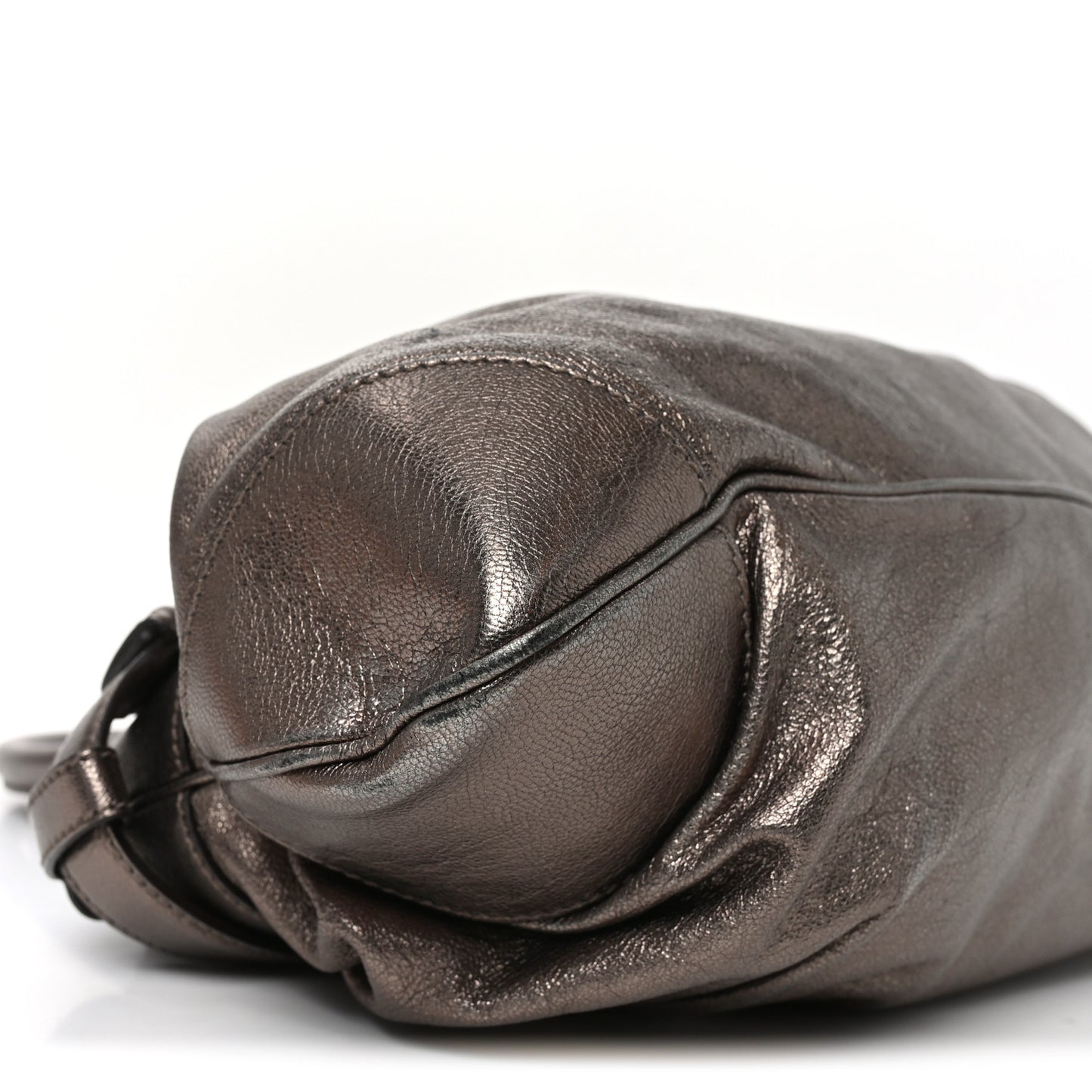 Calfskin Marisa Shoulder Bag Bronze