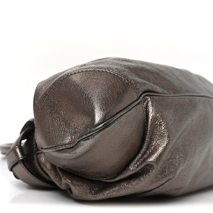 Salvatore Ferragamo Calfskin Marisa Shoulder Bag Bronze 9 of 11