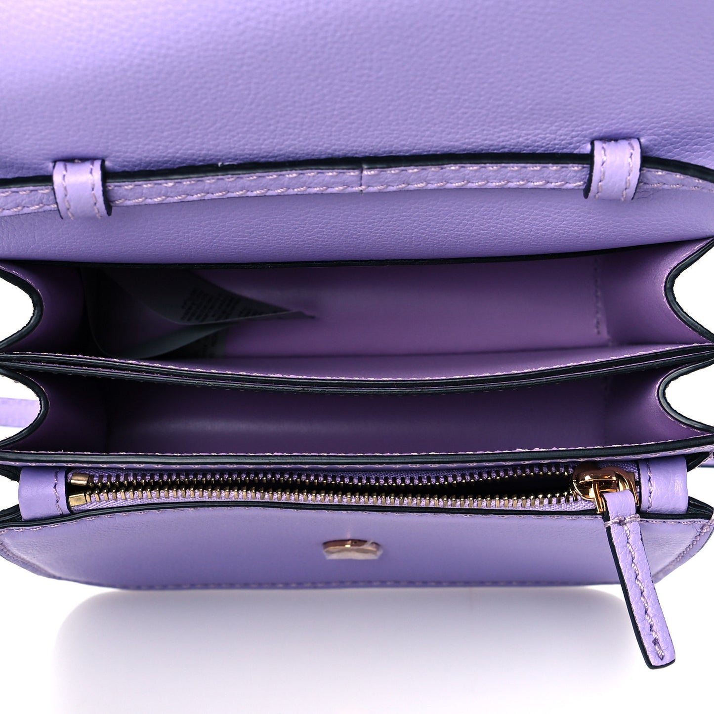 Grained Calfskin La Medusa Shoulder Bag Lilac
