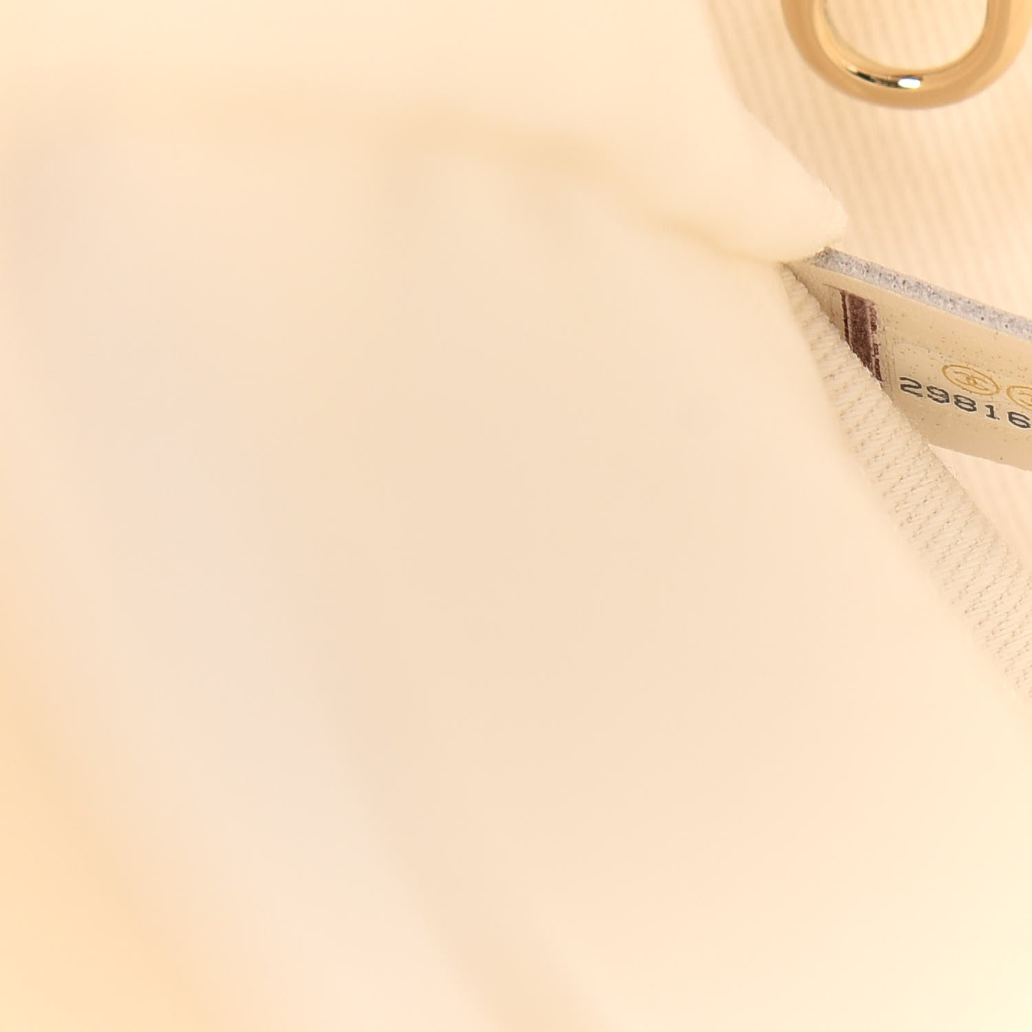 Chanel Canvas Pearl Medium Deauville Tote Ecru Beige 7 of 11