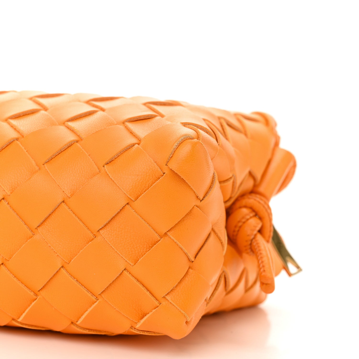 Bottega Veneta Nappa Intrecciato Mini Loop Camera Bag Tangerine 9 of 9