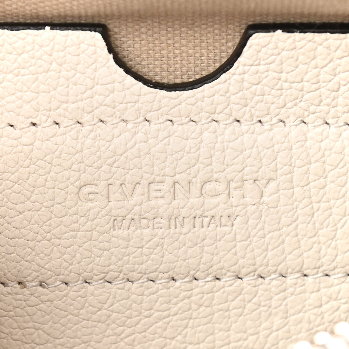 Sugar Goatskin Nano Antigona Ivory