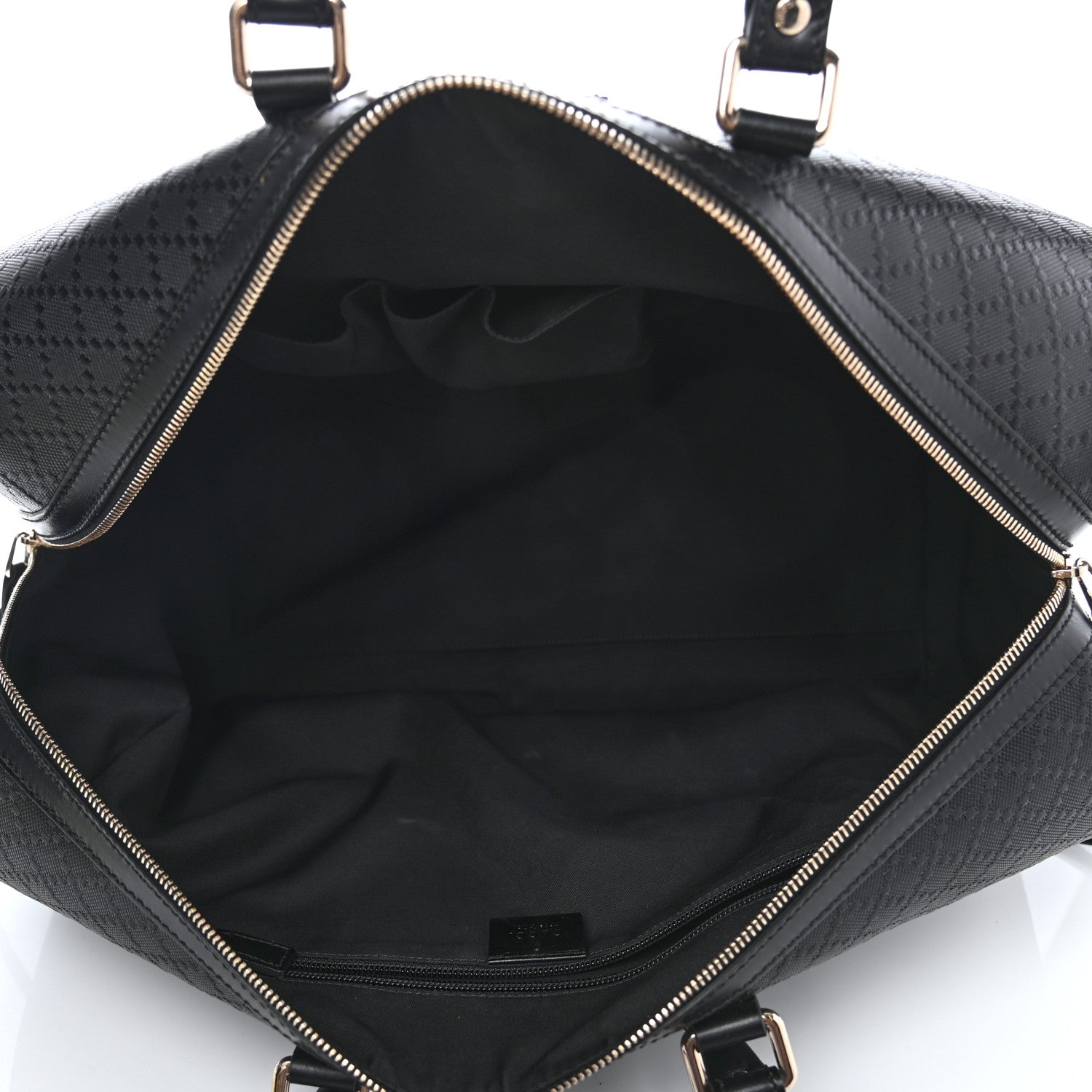 Gucci Bright Diamante Medium Carry On Duffle Black 4 of 12