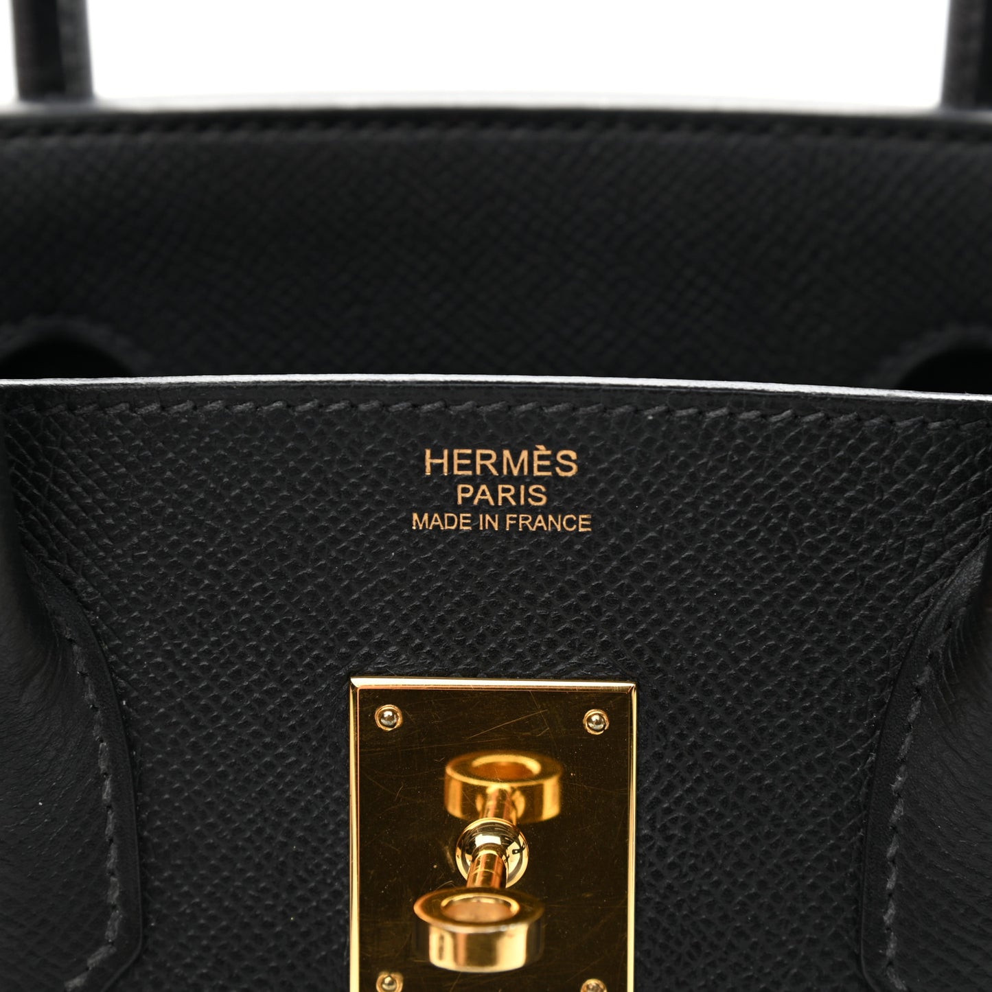 Epsom Birkin 30 Black