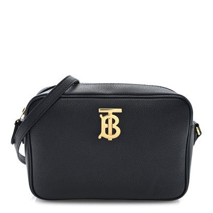 Burberry Grained Calfskin TB Large Camera Bag Black Black 1 of 9