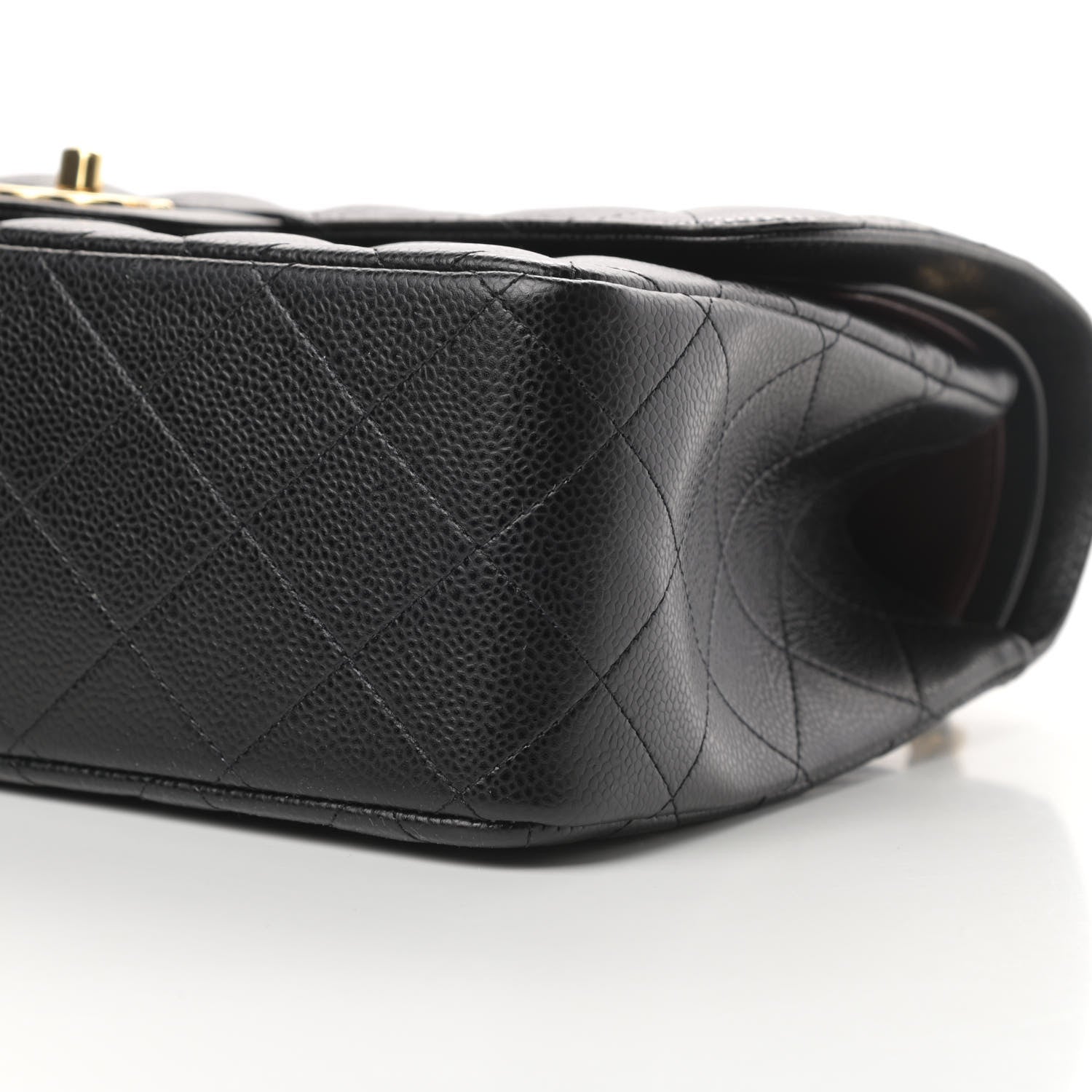 Chanel Caviar Quilted Jumbo Double Flap Black 10 of 12
