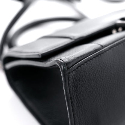 Balenciaga Grained Calfskin Small Hourglass Top Handle Bag Black 8 of 19