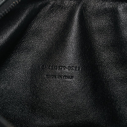 Saint Laurent Grain De Poudre Matelasse Monogram Mini Lou Camera Bag Black 7 of 9