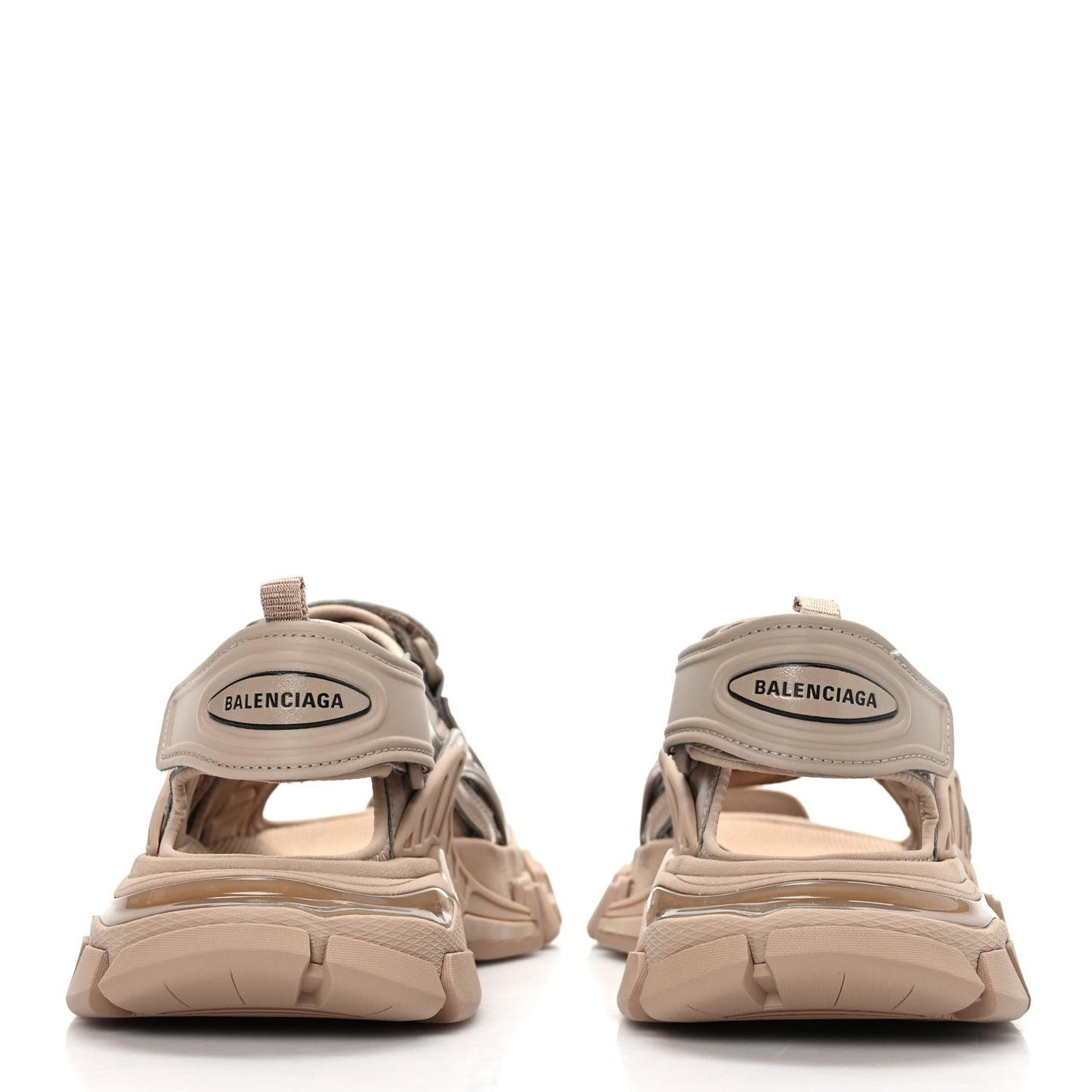 Neoprene Rubber Womens Track Sandals 37 Full Beige