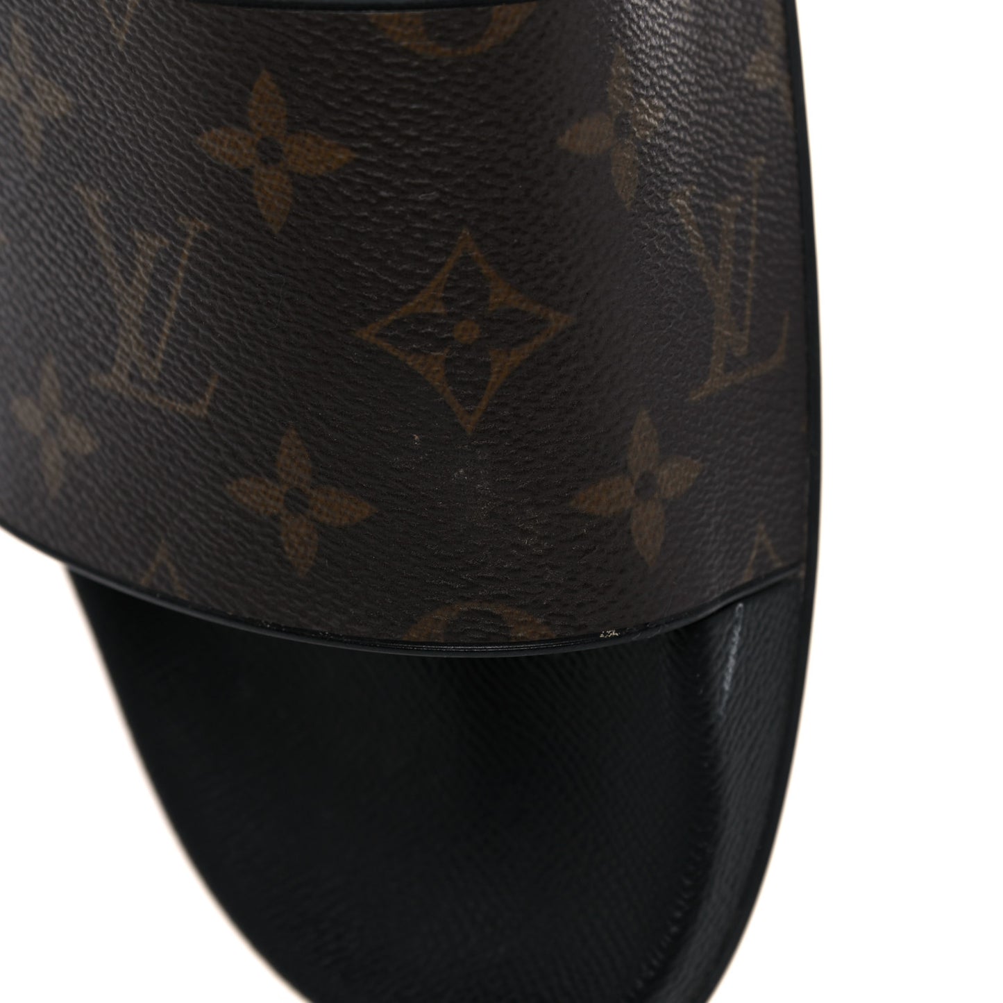 Rubber Monogram Mens Waterfront Mules 8.5 Macassar