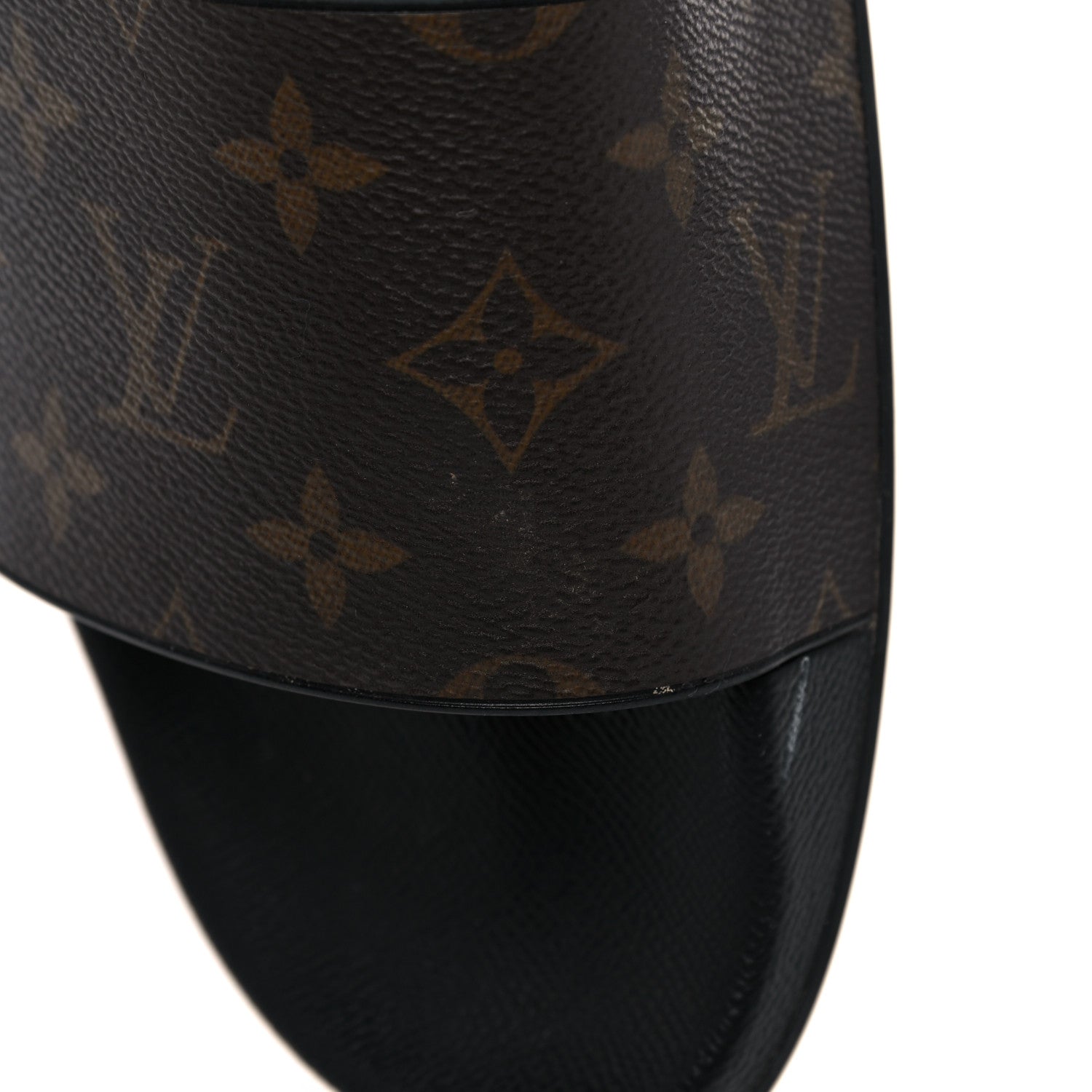 Louis Vuitton Rubber Monogram Mens Waterfront Mules 8.5 Macassar 16 of 16