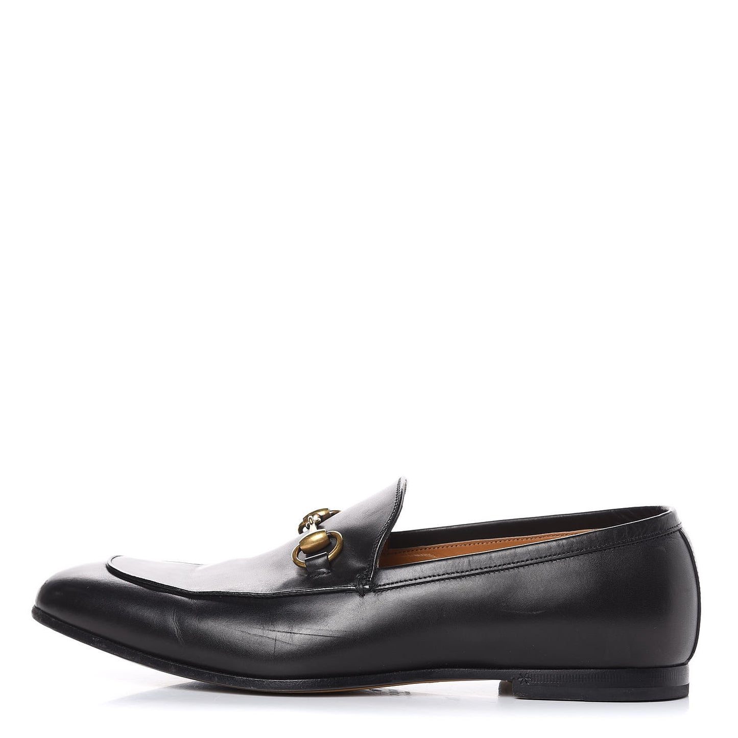 Calfskin Horsebit Mens Jordaan Loafers 7.5 Black