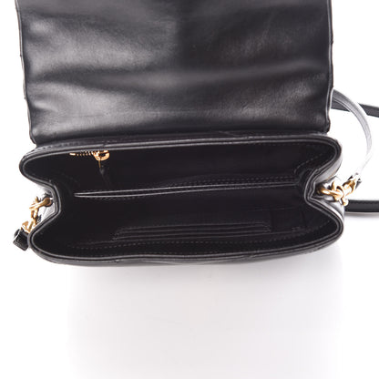 Saint Laurent Calfskin Y Quilted Monogram Toy Loulou Crossbody Bag Black 5 of 10