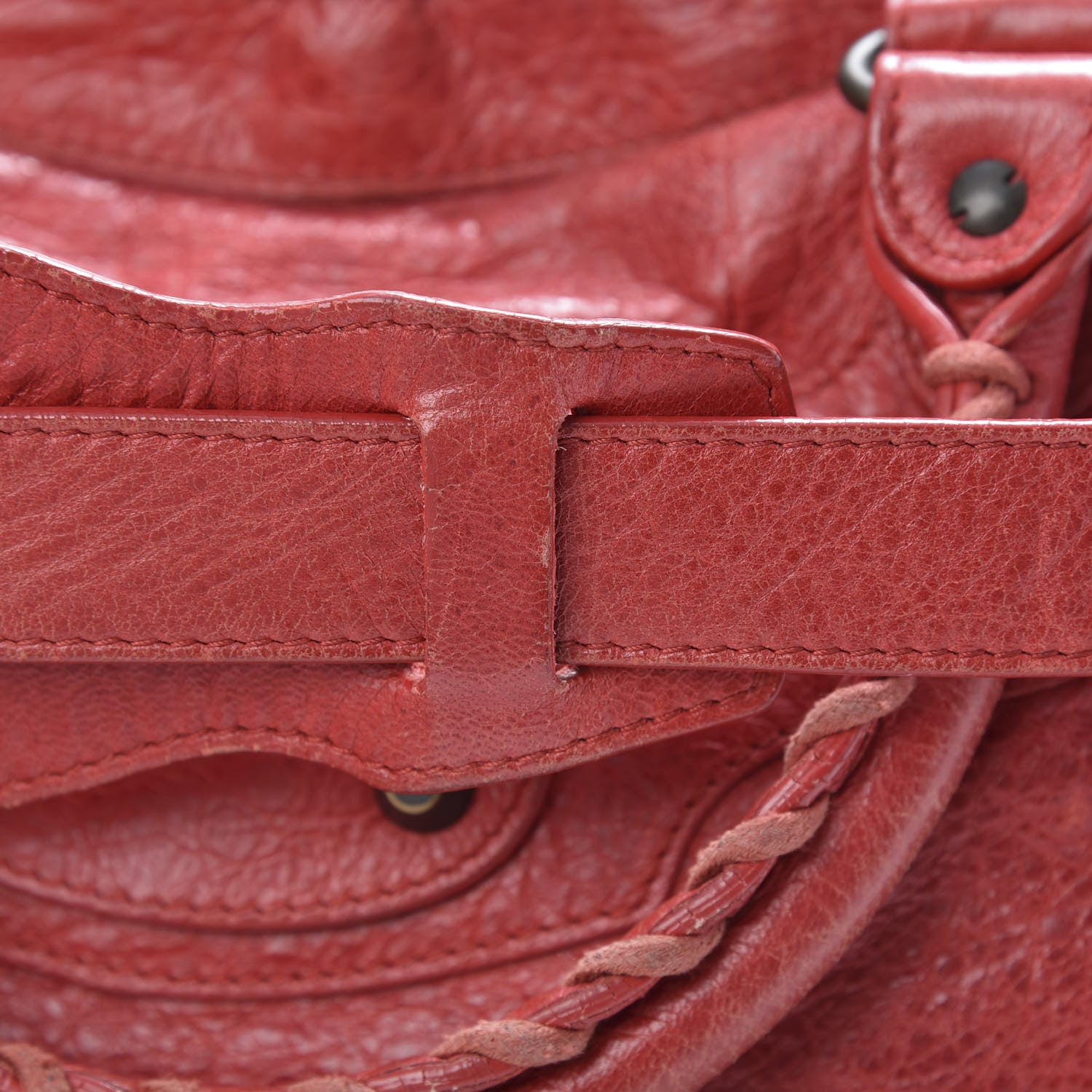 Balenciaga Agneau Classic Hardware City Rouge Coquelicot 19 of 21