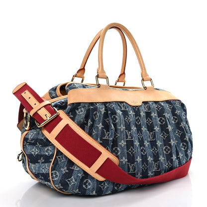 Louis Vuitton Denim Raye Cabas GM 3 of 11