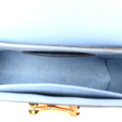 Louis Vuitton Epi Twist Monogram Flower Chain Shoulder Bag MM Blue 6 of 10
