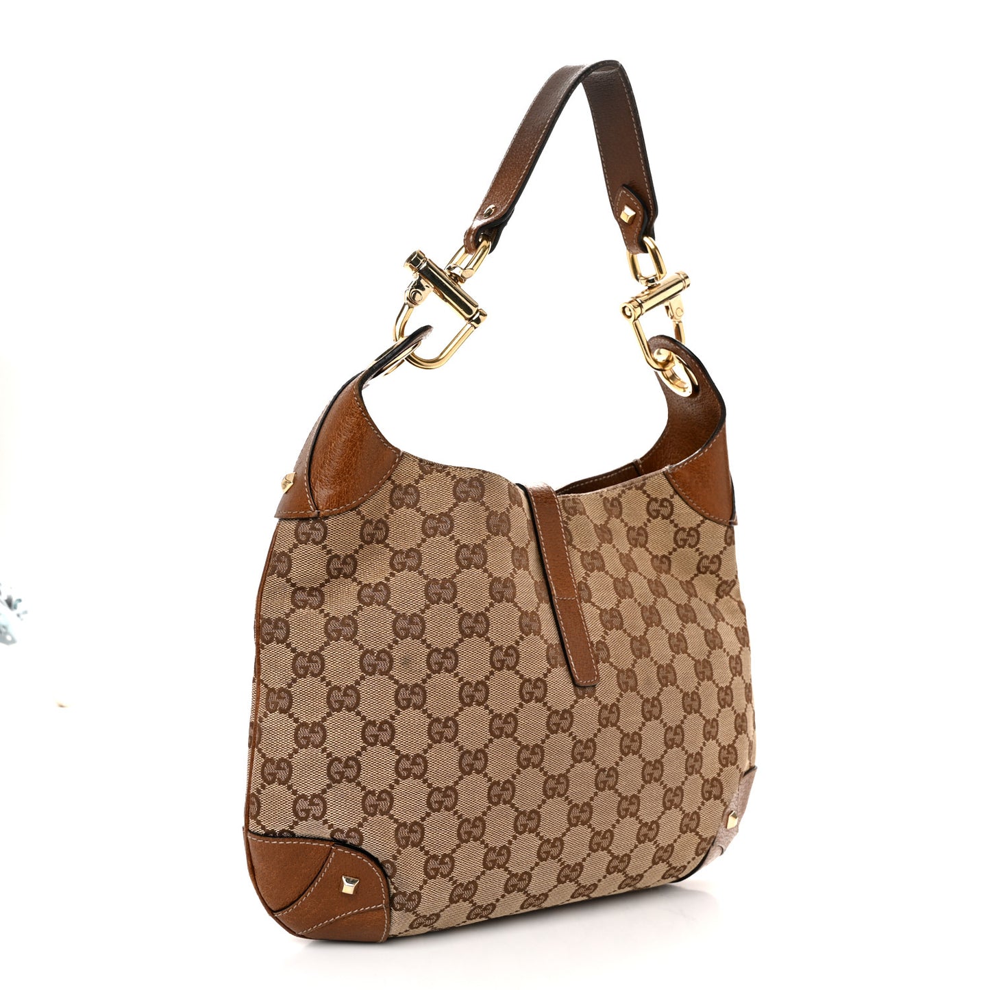 Monogram Piston Lock Jackie O Hobo Dark Brown